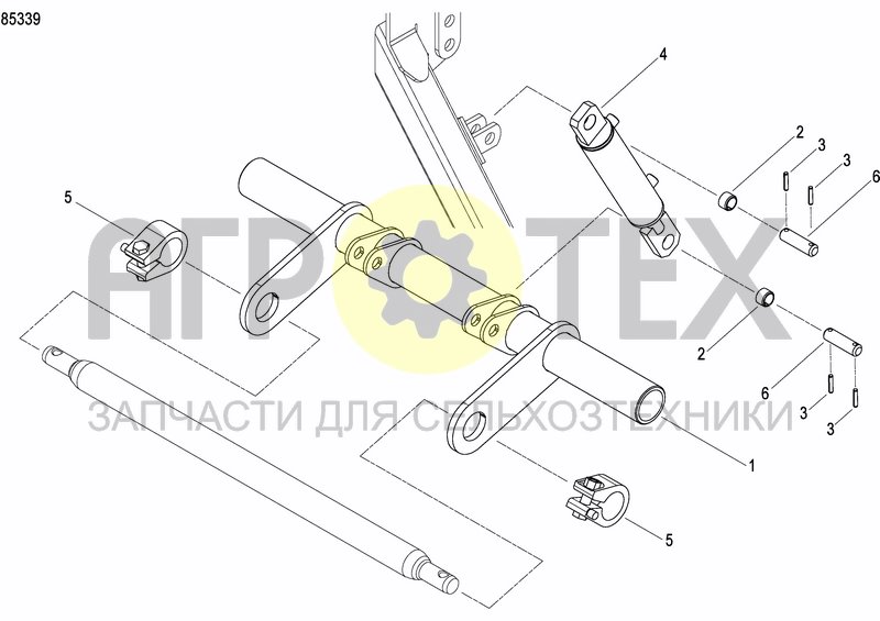 Чертеж HYDRAULIC BALLASTING KIT