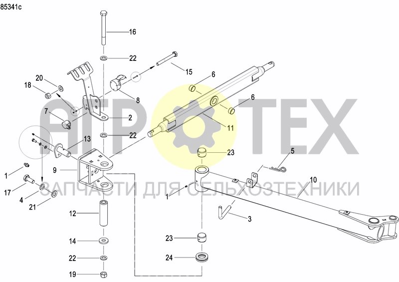 Чертеж LENGTHWISE TRANSPORT KIT