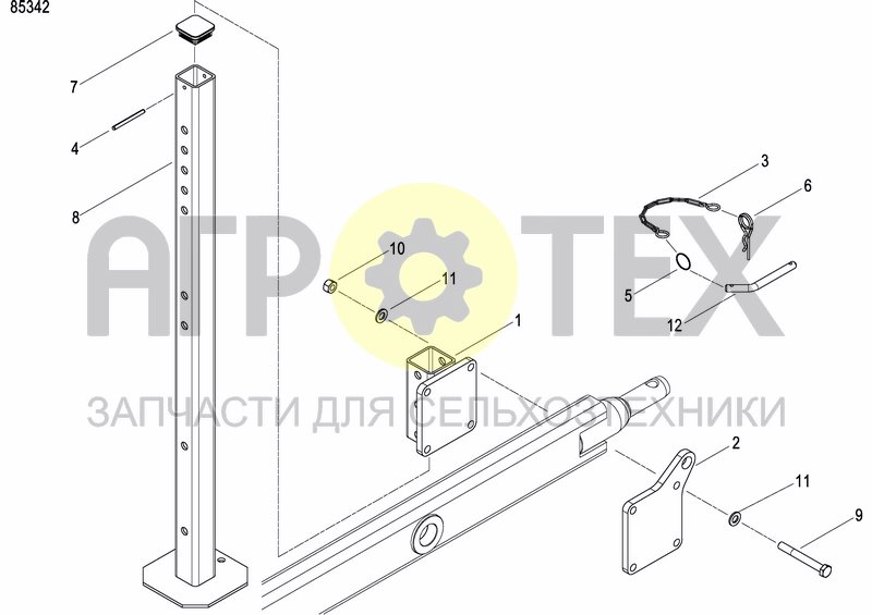 Чертеж LENGTHWISE TRANSPORT KIT