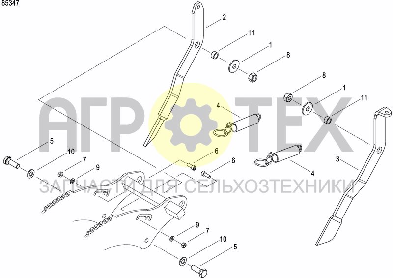 Чертеж REAR PRESS WHEEL