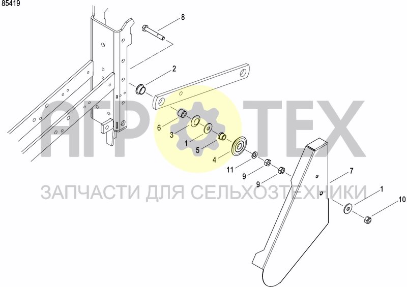 Чертеж FIXING BRACKET