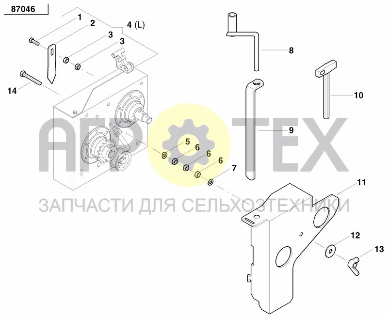 Чертеж GEARBOX