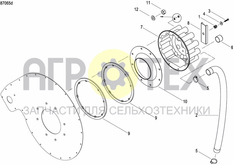 Чертеж EXTERNAL OIL SUPLY SYSTEM