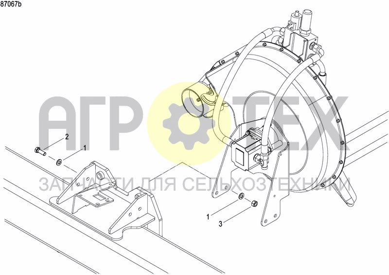 Чертеж EXTERNAL OIL SUPLY SYSTEM