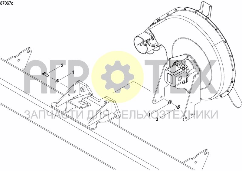 Чертеж EXTERNAL OIL SUPLY SYSTEM