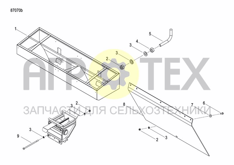 Чертеж METERING DEVICE FERTILIZER