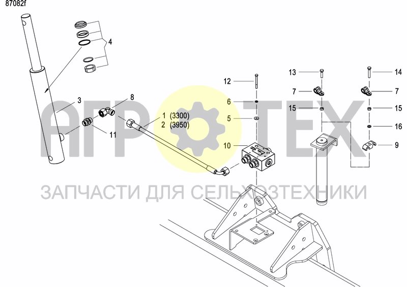 Чертеж DISC MARKER DOUBLE HYDR. FOLDABLE