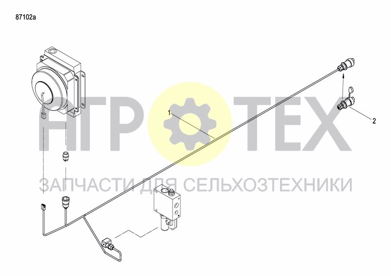 Чертеж EXTERNAL OIL SUPLY SYSTEM