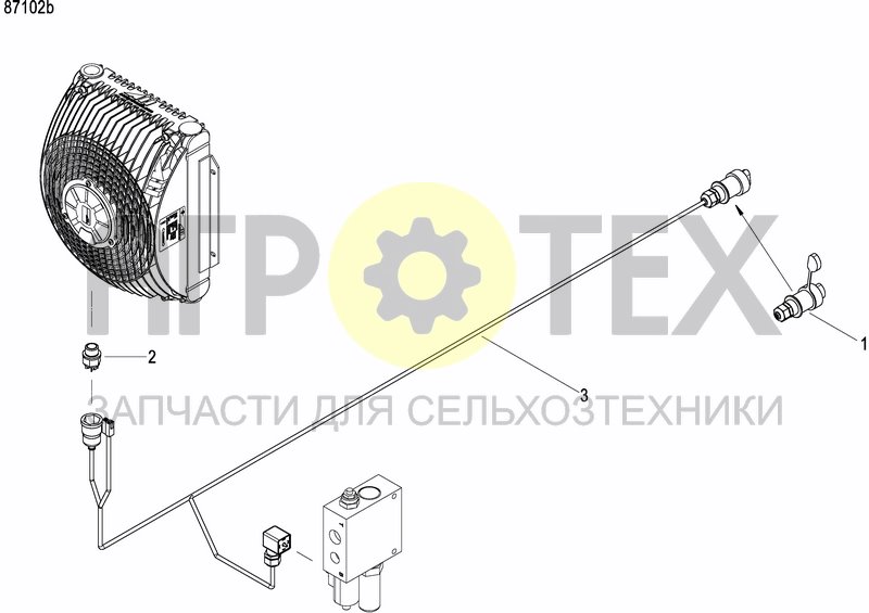 Чертеж EXTERNAL OIL SUPLY SYSTEM