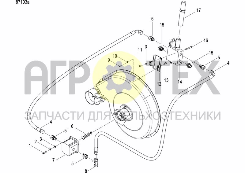 Чертеж EXTERNAL OIL SUPLY SYSTEM