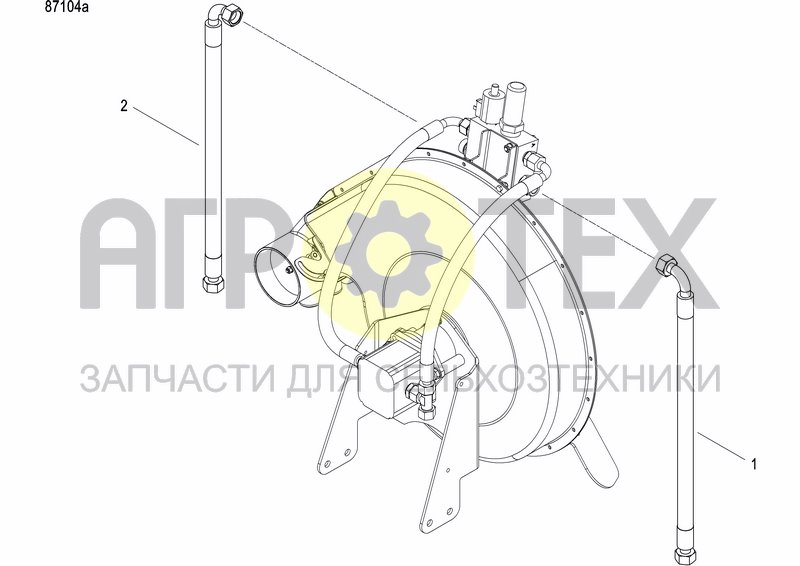 Чертеж EXTERNAL OIL SUPLY SYSTEM