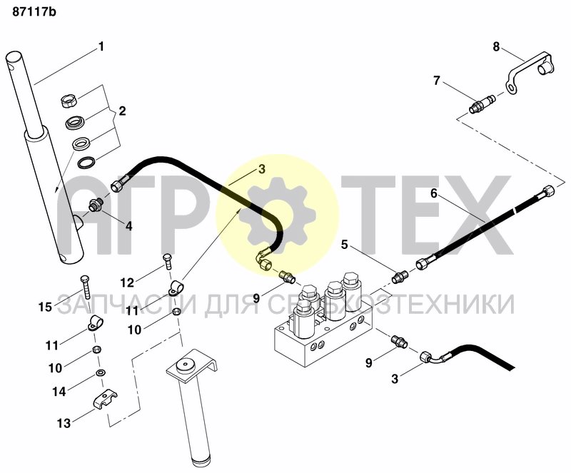 Чертеж DISC MARKER SINGLE HYDR.FOLDABLE