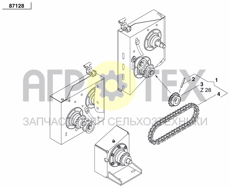 Чертеж INTERMETIATE BEARING, GUARD