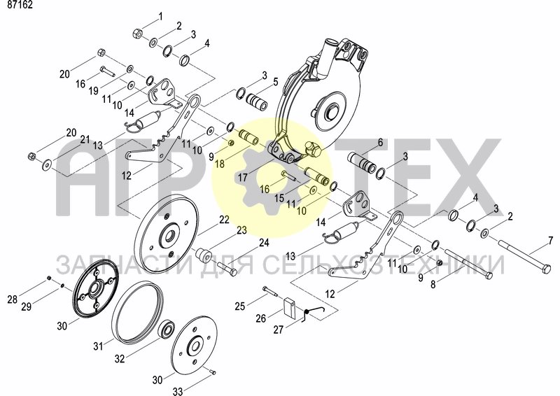 Чертеж INTERMEDIATE PRESS WHEEL