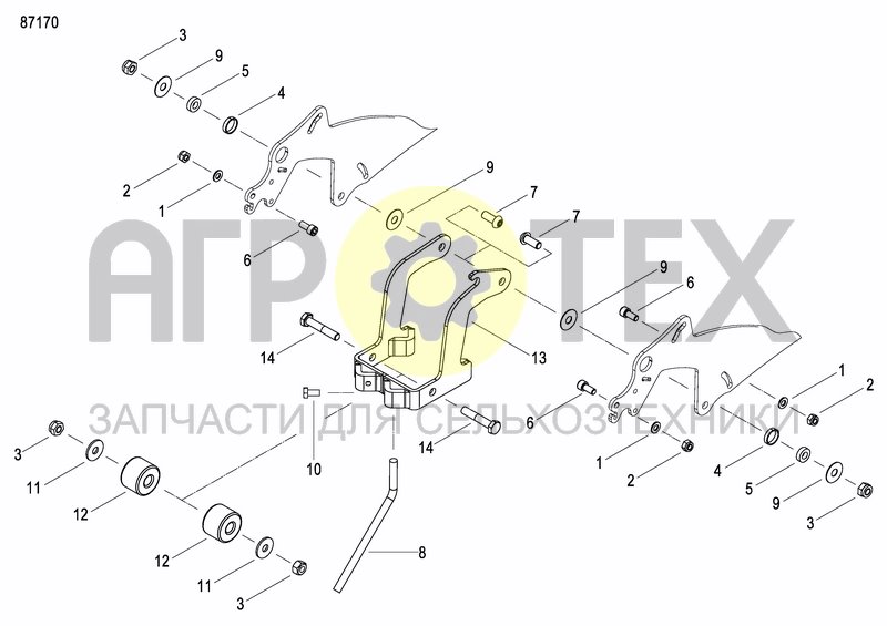 Чертеж REAR PRESS WHEEL