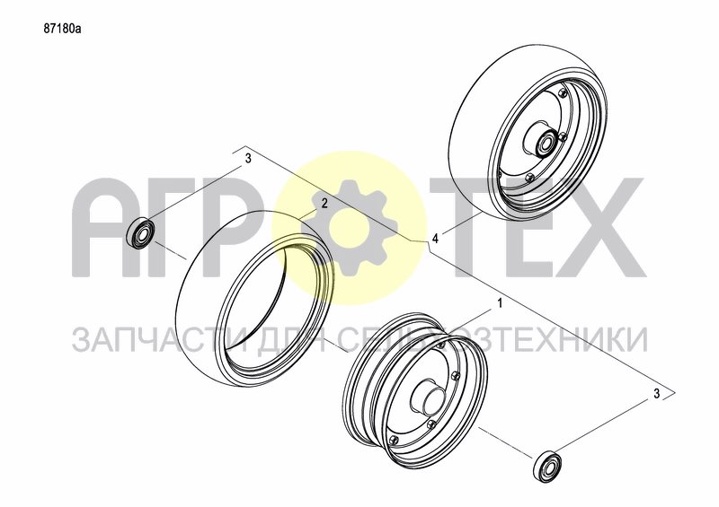 Чертеж FRONT PRESS WHEEL