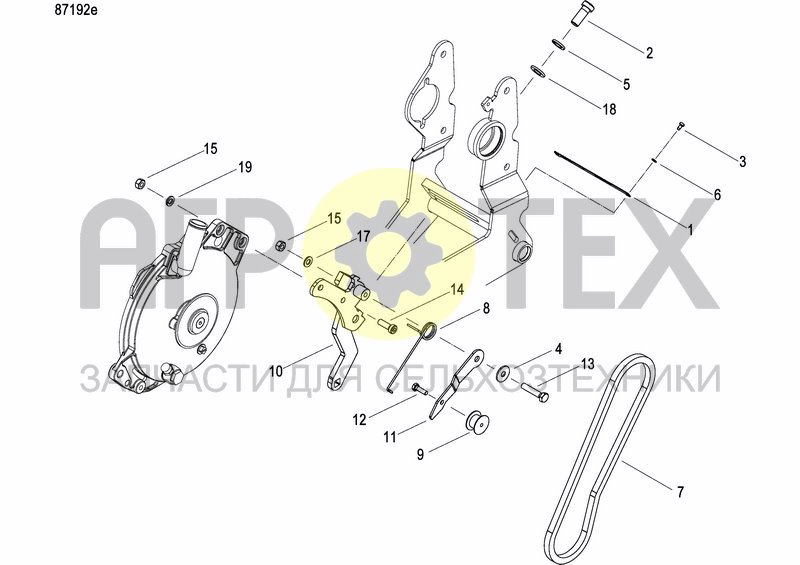 Чертеж FIXING BRACKET