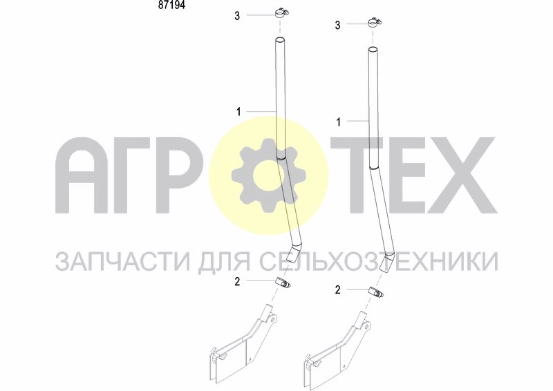 Чертеж GRANULE APPLICATOR HOPPER