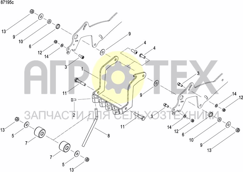 Чертеж REAR PRESS WHEEL