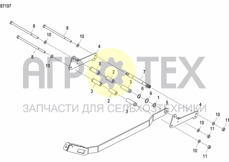 Чертеж TANDEM GUIDE