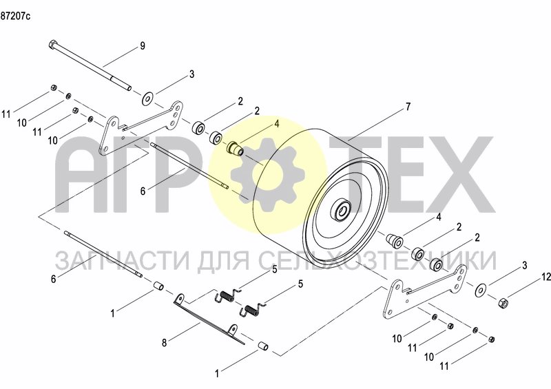 Чертеж FRONT PRESS WHEEL