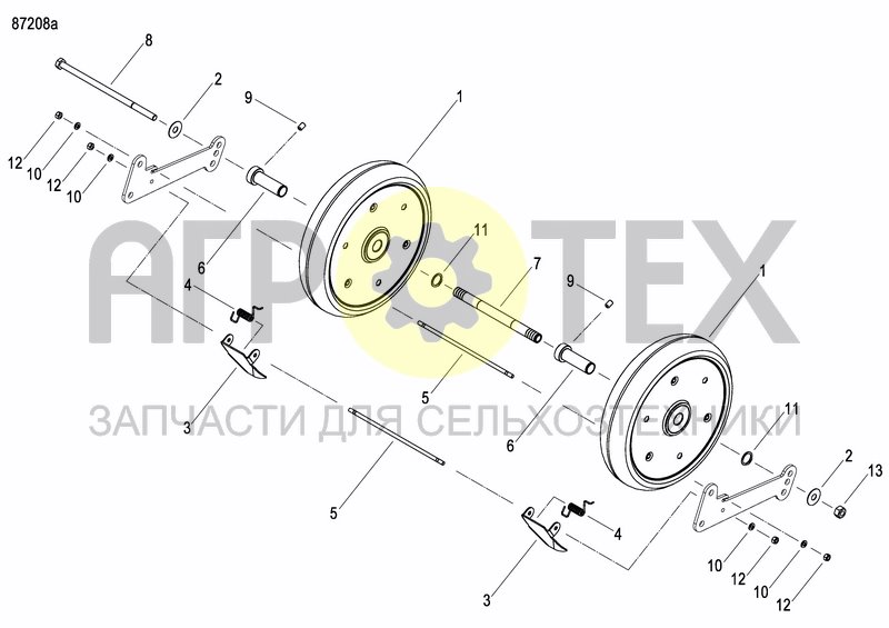 Чертеж FRONT PRESS WHEEL