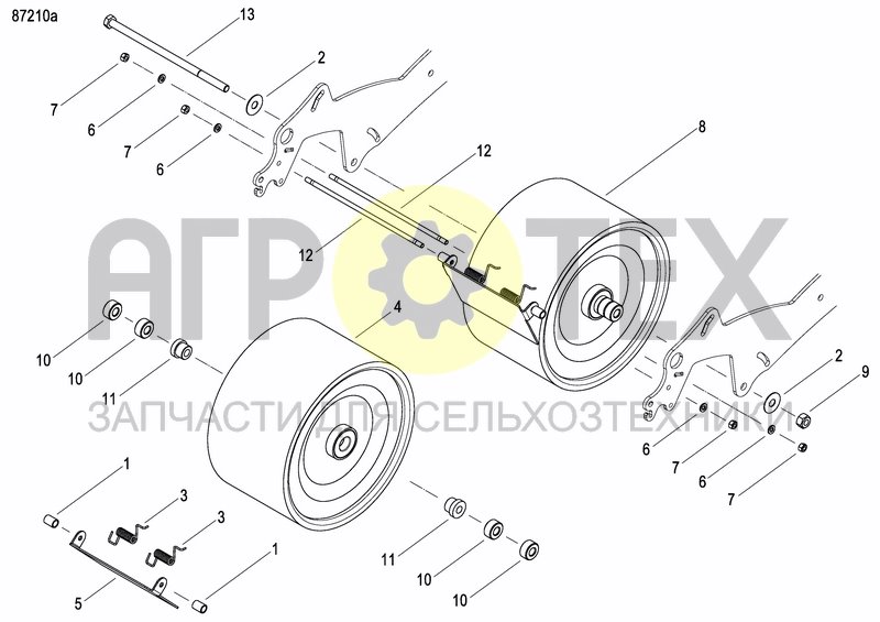 Чертеж REAR PRESS WHEEL