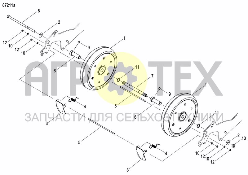 Чертеж REAR PRESS WHEEL