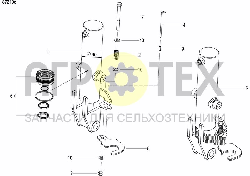 Чертеж DRIVE WHEEL MASTER/SLAVE