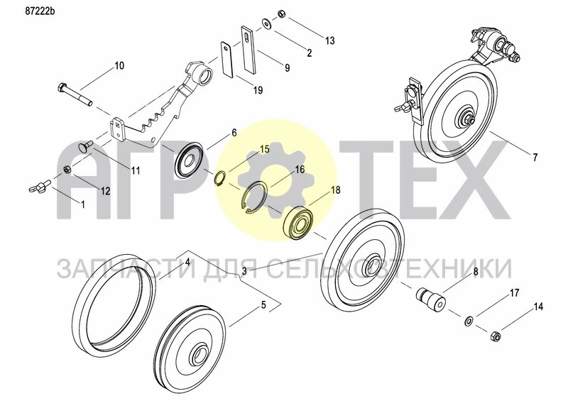 Чертеж INTERMEDIATE PRESS WHEEL