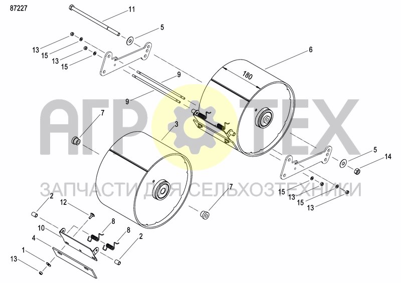 Чертеж FRONT PRESS WHEEL