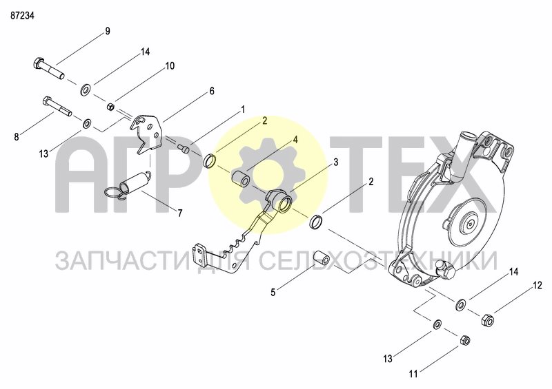 Чертеж INTERMEDIATE PRESS WHEEL