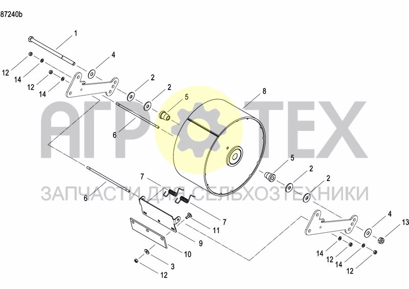 Чертеж FRONT PRESS WHEEL