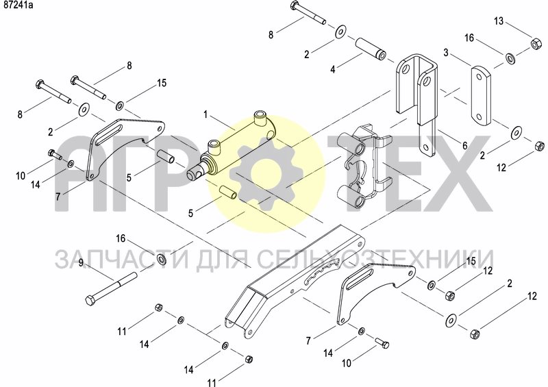 Чертеж HYDRAULIC ROW LIFTING