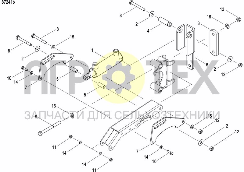 Чертеж HYDRAULIC ROW LIFTING