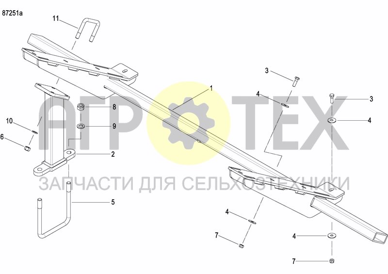 Чертеж FERTILIZER HOPPER  PRECISION DRILL