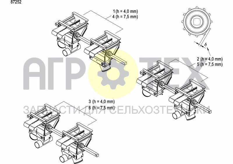 Чертеж METERING DEVICE FERTILIZER