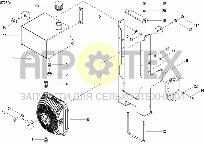 Чертеж EXTERNAL OIL SUPLY SYSTEM