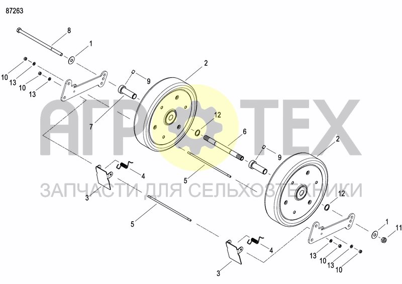 Чертеж FRONT PRESS WHEEL