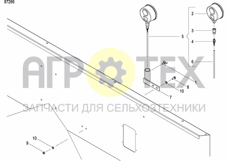 Чертеж EXTERNAL OIL SUPLY SYSTEM