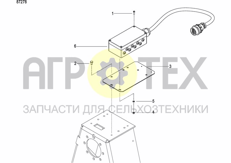 Чертеж ELECTRIC ROW SHUT OFF