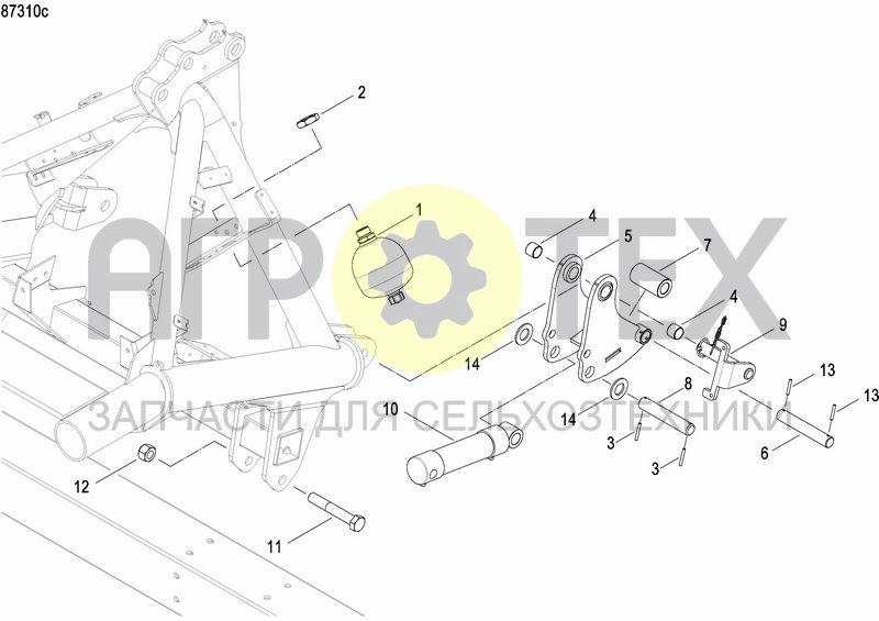 Чертеж HYDRAULIC BALLASTING KIT