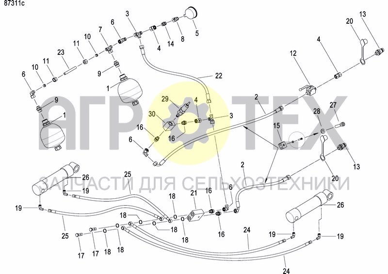 Чертеж HYDRAULIC BALLASTING KIT