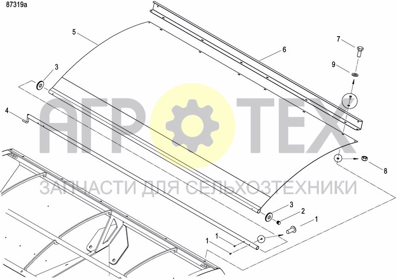 Чертеж FERTILIZER HOPPER  PRECISION DRILL