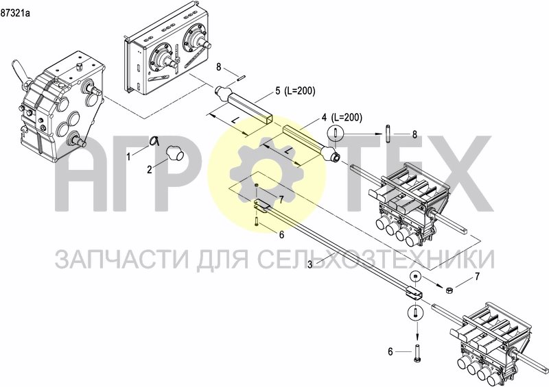 Чертеж METERING DEVICE FERTILIZER