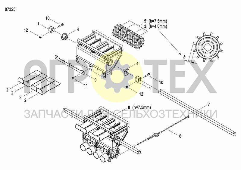 Чертеж METERING DEVICE FERTILIZER