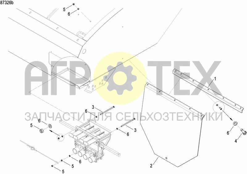 Чертеж METERING DEVICE FERTILIZER