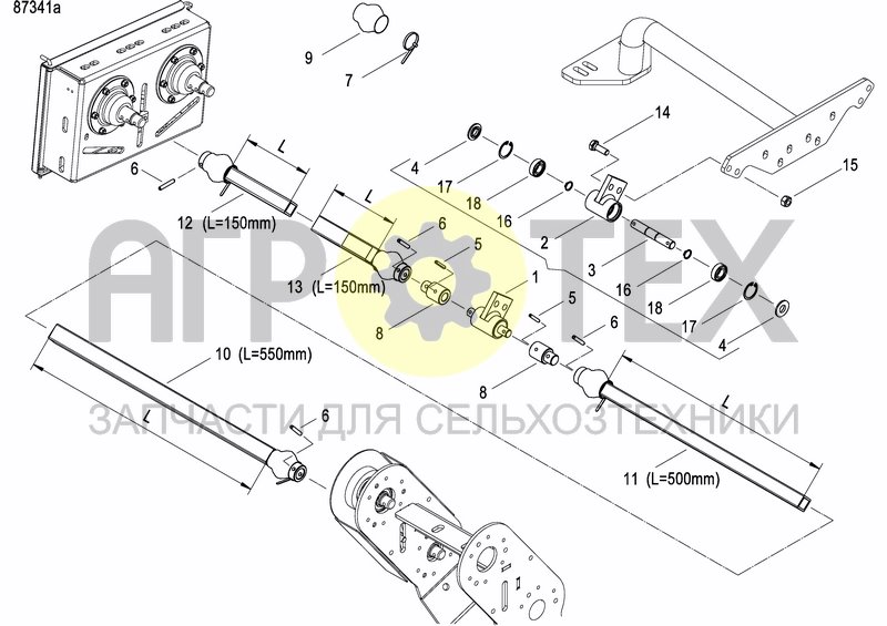 Чертеж GRANULE APPLICATOR DRIVE