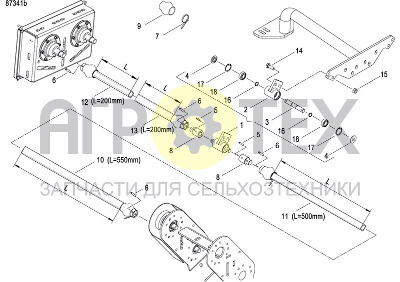 Чертеж GRANULE APPLICATOR DRIVE