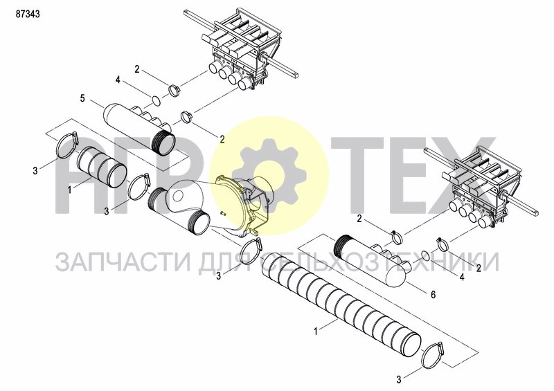 Чертеж METERING DEVICE FERTILIZER